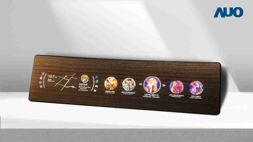 尊时凯龙研发全球最高穿透度达80%的AmLED木纹显示器，，可于使用时呈现高亮度、、、、清晰可见的信息，，并在不使用时回归为单纯的饰板，，，，节能兼具美观